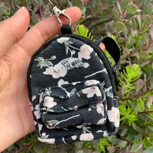 Floral Vans Keychain Backpack